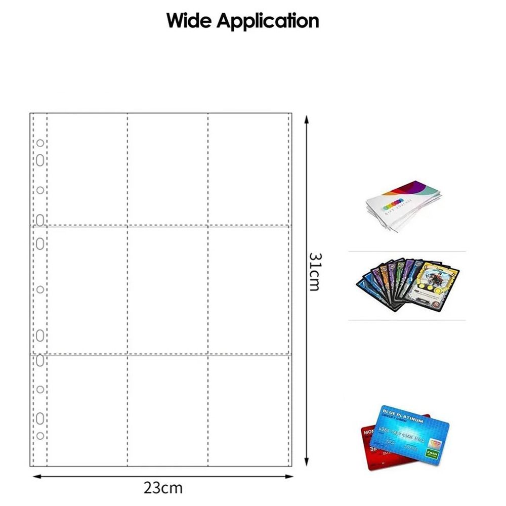 PP Photo Album Refill Pages Multiple Pockets Photocard Holder Photo Album Sleeves