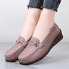 Women's Black Loafers Moccasins Casual Slip On Grey Flats Walking Shoes for Mother Plus Size
