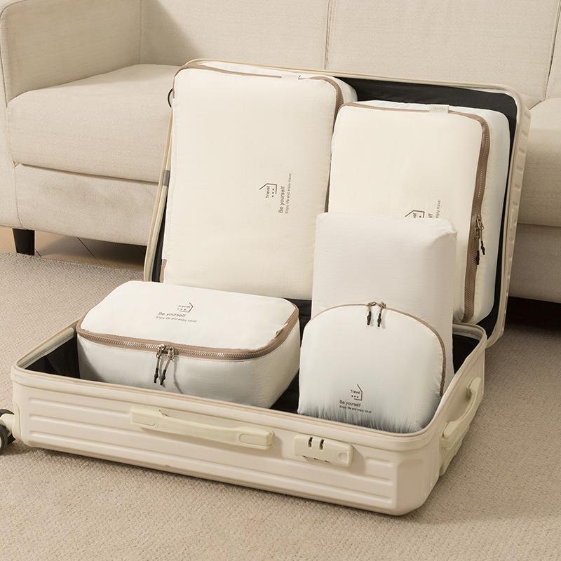 Large Capacity Travel Organizer Bags Terylene Suitcase Packing Cubes Dustproof Shoe Underwear Cosmetic Storage Bags
