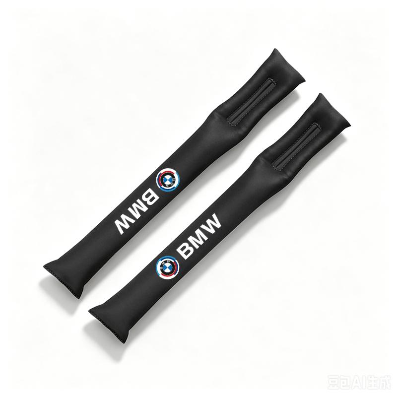 2Pcs Car Seat Gap Filler Strip Soft Pads Leather For BMW E46 E90 E60 F30 F10 E39 E36 F20 G20 G30 E92 E87 E91 X5 E70 F11 E30 F31 VM4