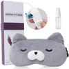 Loveur Date Fluffy Hot Eye USB Electric No Light Temperature Auto Power Safety Perfect for Lunch Business or As a Includes Pouch Mask, Heating, Cute,
