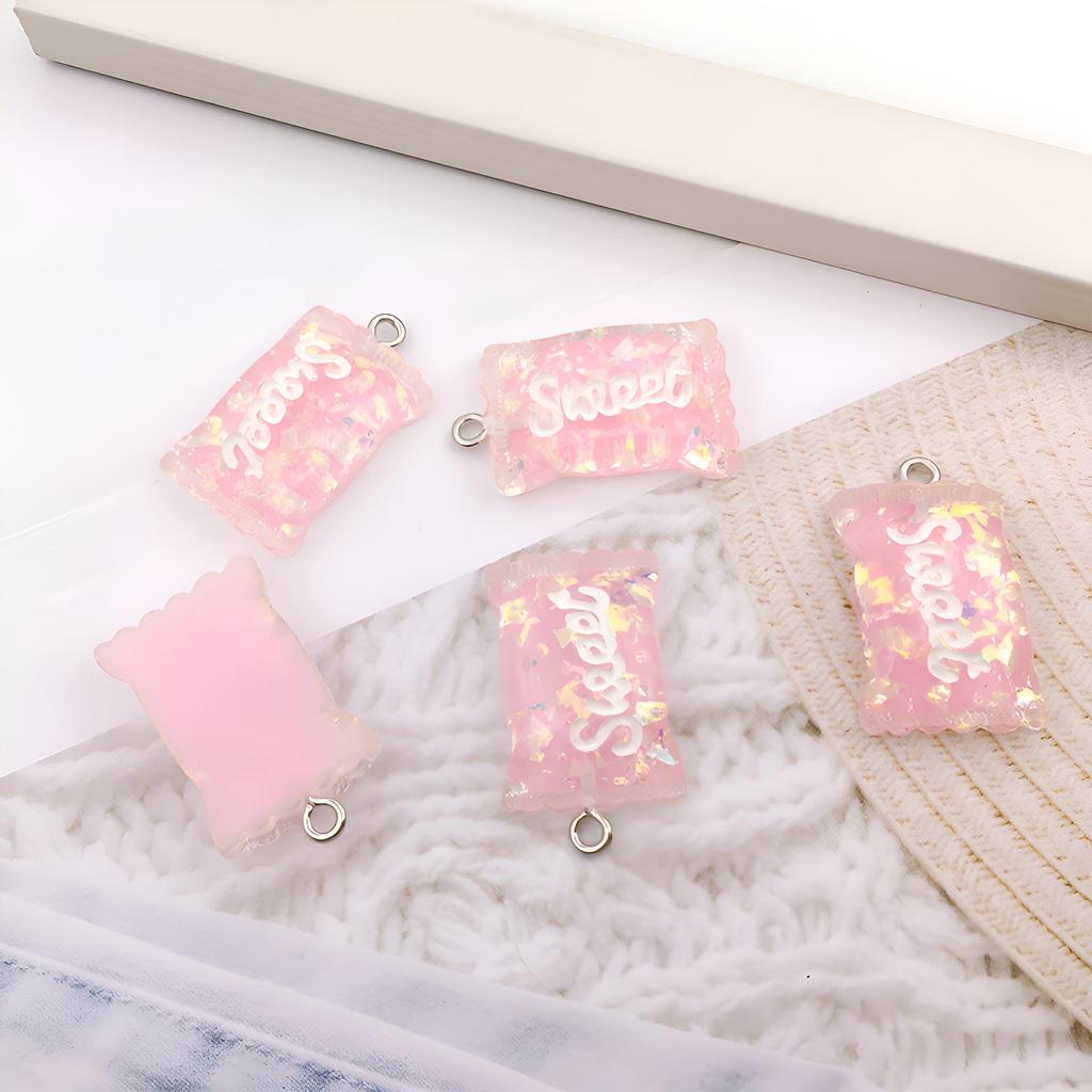 Bear Candy Resin Lollipop Pendant: Mix 32 DIY Jewelry & Toy Accessories Lucky Bag for Kids