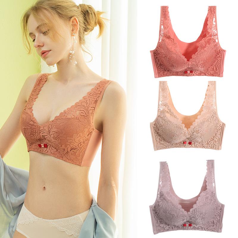 

Женский бюстгальтер с регулируемой чашкой, сексуальное женское белье, большой размер, кружевной бюстгальтер без косточек