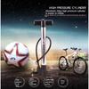 32 cm Aluminiumlegierungspumpe, multifunktionale manuelle Basketballpumpe, Ballpumpe, aufblasbarer Schlauch