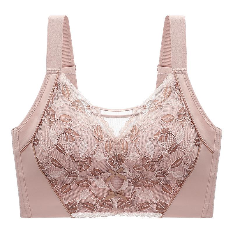 

Lace Plus Size Bra for Women Seamless Bra for Women Strapless Bra for Women Anti Slip Bra for Women Double Breasted Bra U-shaped Breathable Bra 34/75B рожевий