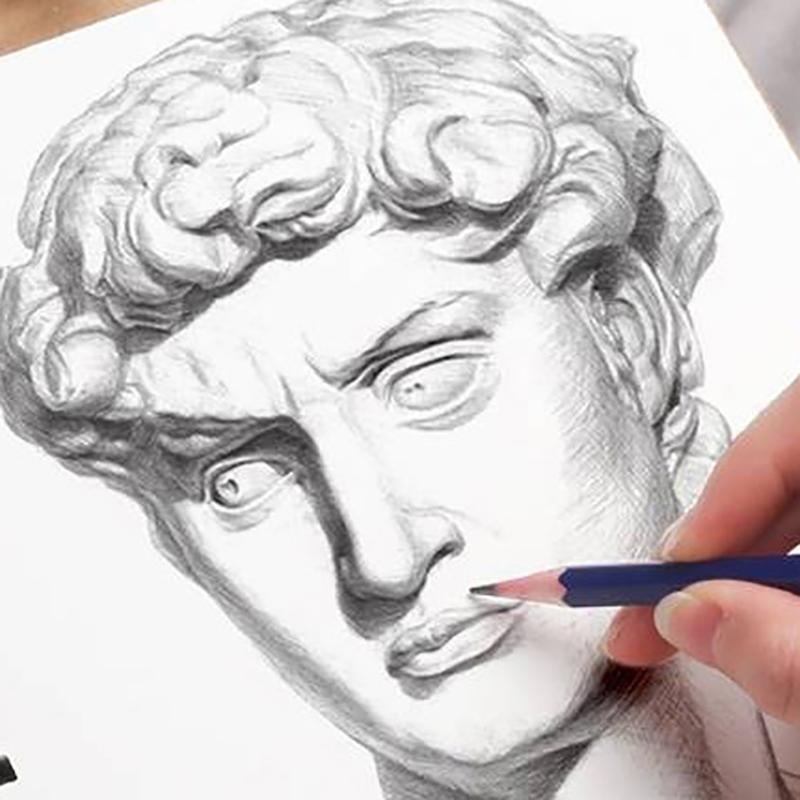 8K/16K Sketchbook Thick Paper Brown Spiral Notebook Professional Artist Graffiti Painting Book Art School Stationery