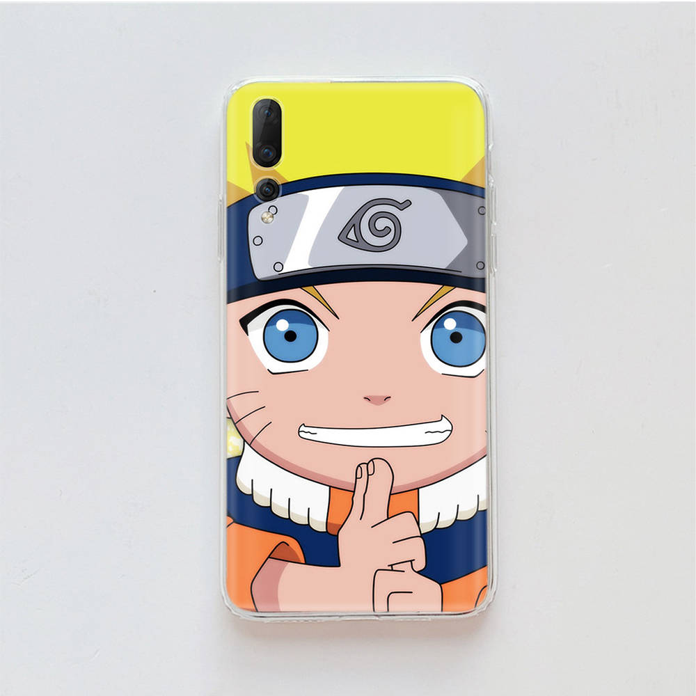Transparent Case for Samsung A04 A14 A23 M33 M53 Realme 10 9 C35 C55 VIVO X80 Infinix Hot 30 Note 11 Tecno Spark 8P Pro W-72 Naruto