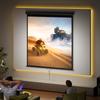 Projector Screen 178 x 178 cm 99 Inch 1:1 HD 4K Projection Screen for Home Cinema Office Presentations