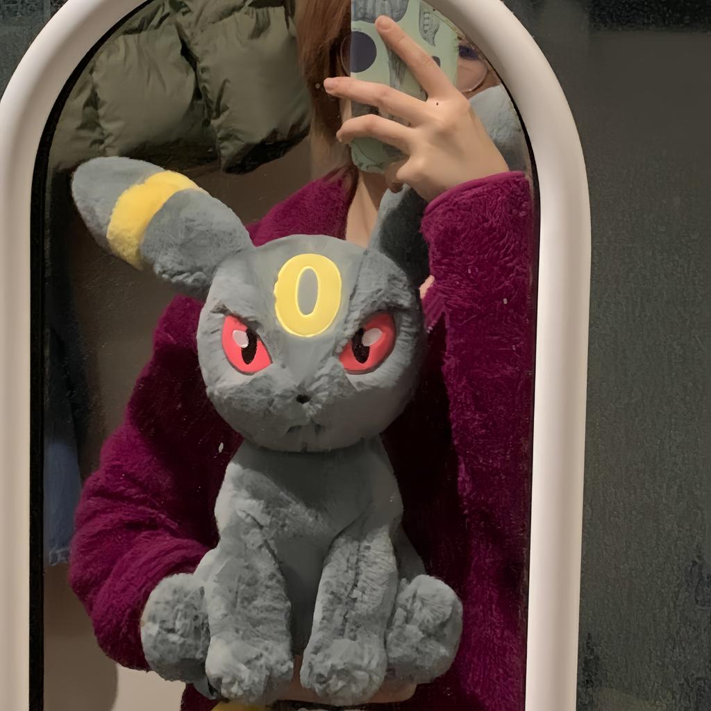 Cute Eeveelution Super Soft Sleeping Sylveon & Espeon & Umbreon & Leafeon Plush Toy Stuffed Toy