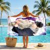 Kpop Hunter Fashion Beach Towel: Ideal for Summer Adventures Soft, Absorbent and Quick Drying Suitable for Swimming and Bathing