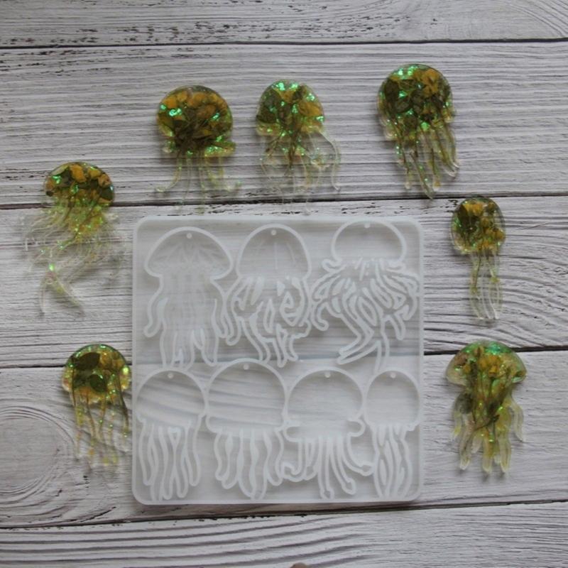 Premium Silicone Ocean Creature Pendant Casting Tool For Handmade Necklaces Earrings And Clay Art Creations