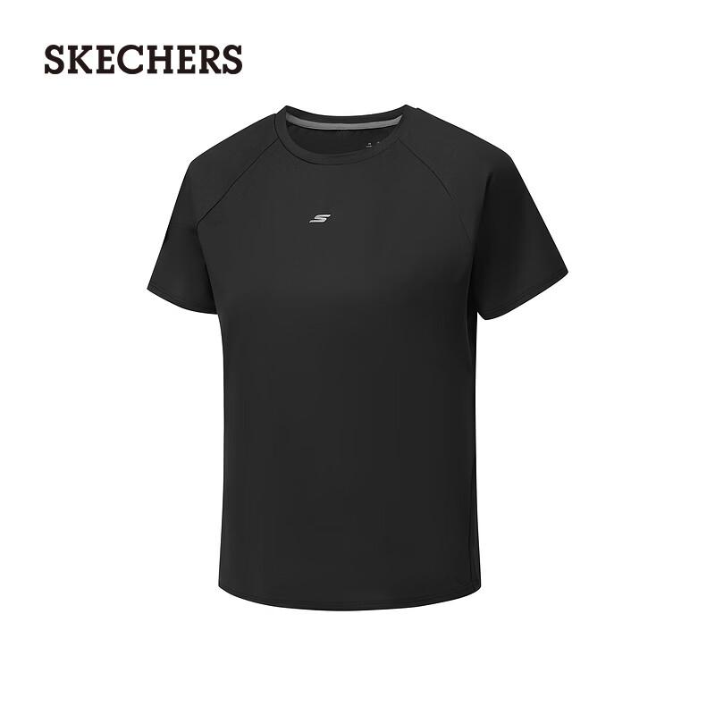 Skechers Women s Knit Short Sleeve T-Shirt L