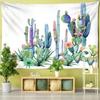Desert Cactus Tapestry Desert Desolate Place Huge Cactuses Wildness Weathered Wall Hangings for Adults Kids Bedroom Dorm Decor