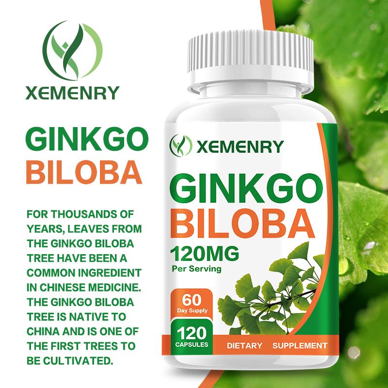 Kapsle Ginkgo Biloba 120 mg - Podpora paměti, koncentrace, zdravého mozku