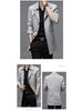 Men's Slim Fit Mid-Length Windbreaker Jacket, Korean Style Plus Size, M-8XL, for Casual or Business Wear, Ideal for Spring and Autumn.