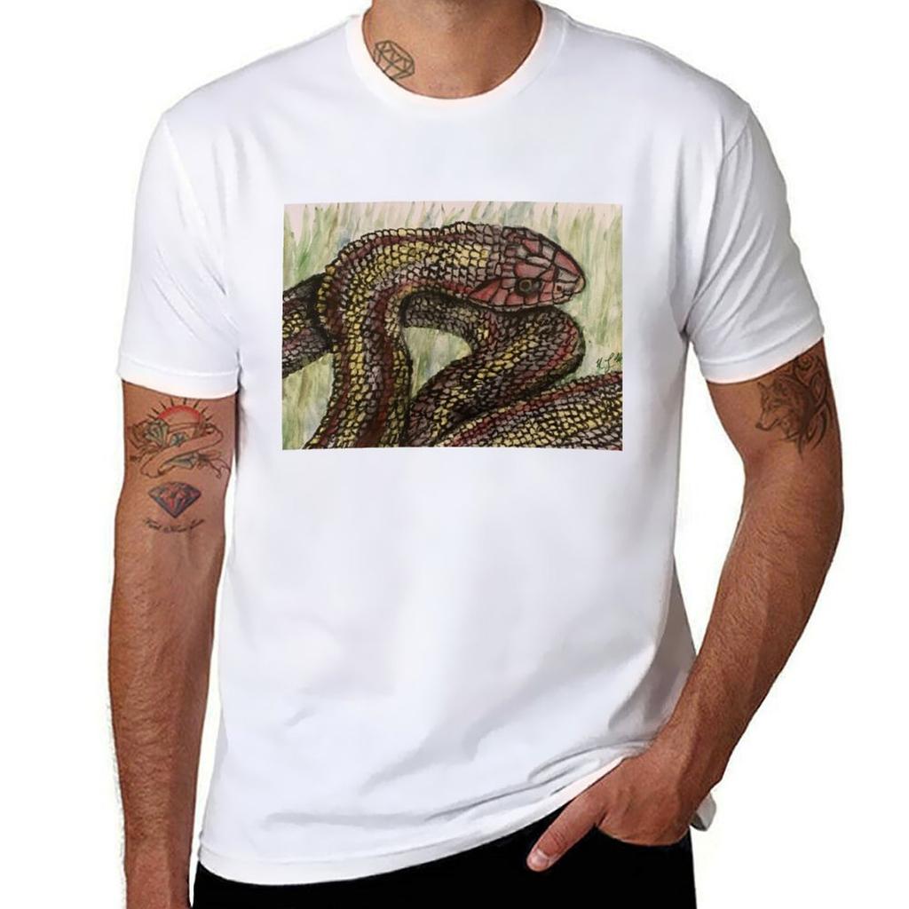 Garter Snake TShirt Lightweight Basic Short Sleeve Shirt
