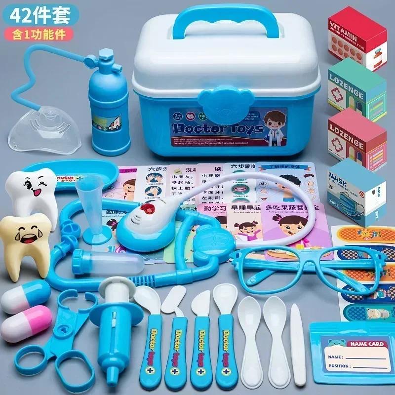 Doctor Nurse Role Play Set Medical Tools With Stethoscope & Injectors In A Pretend Play Trolley Box Ideal Gift Items For Kidstoy Girl