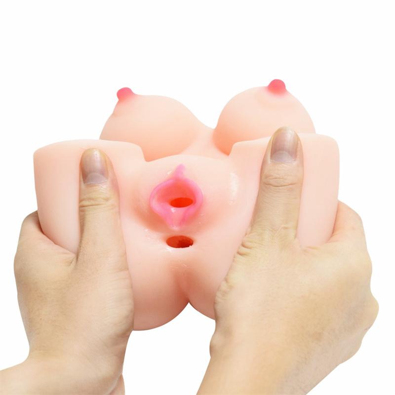 Male Inverted Model Real Yin Two-point Masturbator Upper and Lower Body Butt Buttocks Leg Model Entity Doll