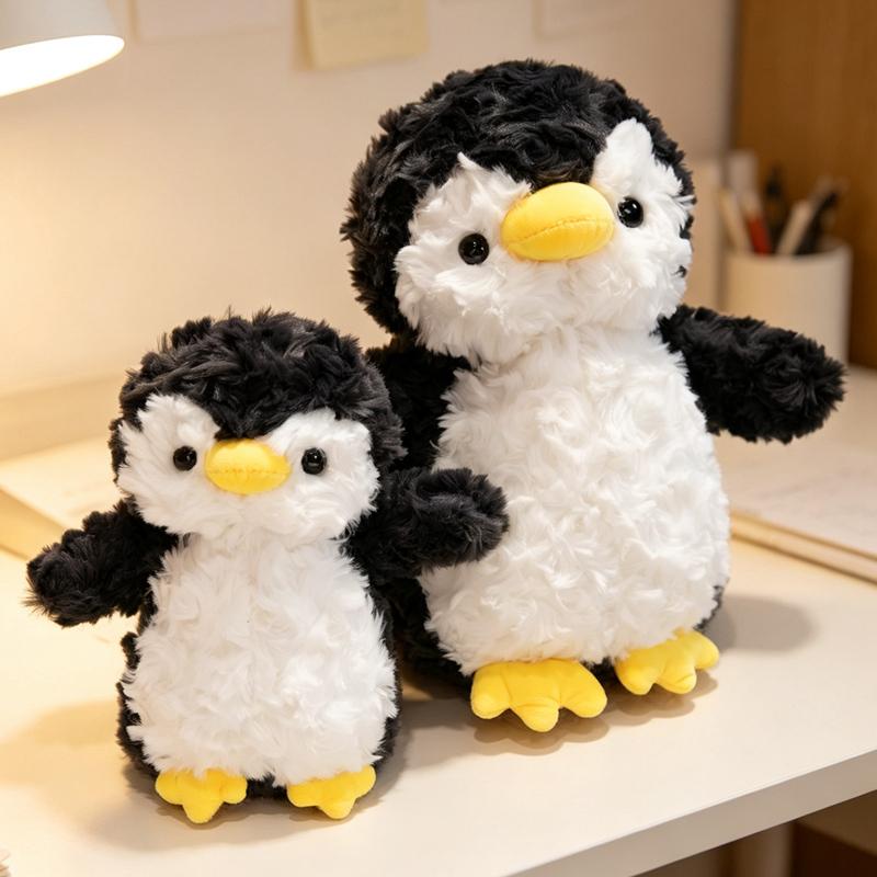 22/30cm Penguin Fuzzy Cartoon Animal Plush Toy Stuffed Kawaii Plushie Companion Birthday Gift