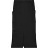 Fila Original Solid Color Comfortable Fashion Woven Mid-Waist Casual Long Skirt Women Skirts Black F71W429302F-BK