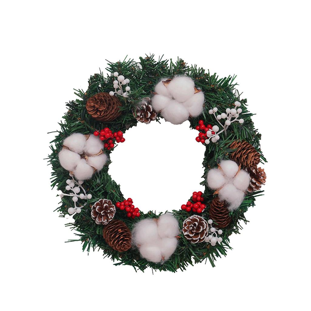 Christmas Wreath Decor - Wreath For Front Door Winter Welcome Sign Welcome Outdoor Gifts Fall Fireplace Snowflake Artificial Garland Wedding Wreath
