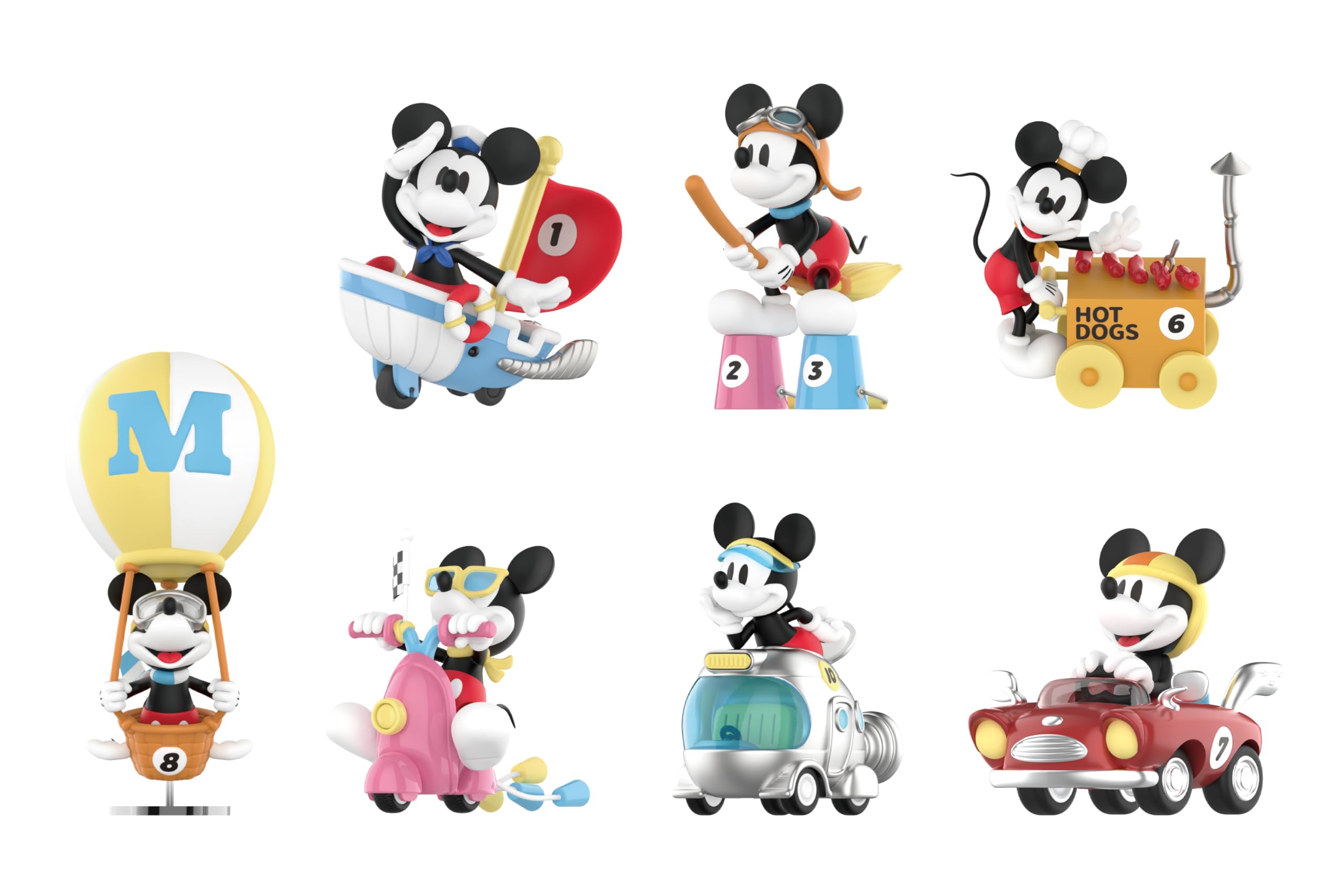 

52TOYS BLINDBOX Departure Box Mickey s 6-piece