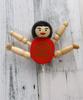 Traditional wooden hanging doll Kintaro