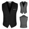 Veste de rochie pentru bărbați, slim fit, vestă de costum pentru bărbați, vestă pentru bărbați, gilet pentru bărbați, ocazional, fără mâneci, jachetă formală de afaceri, mărime mare