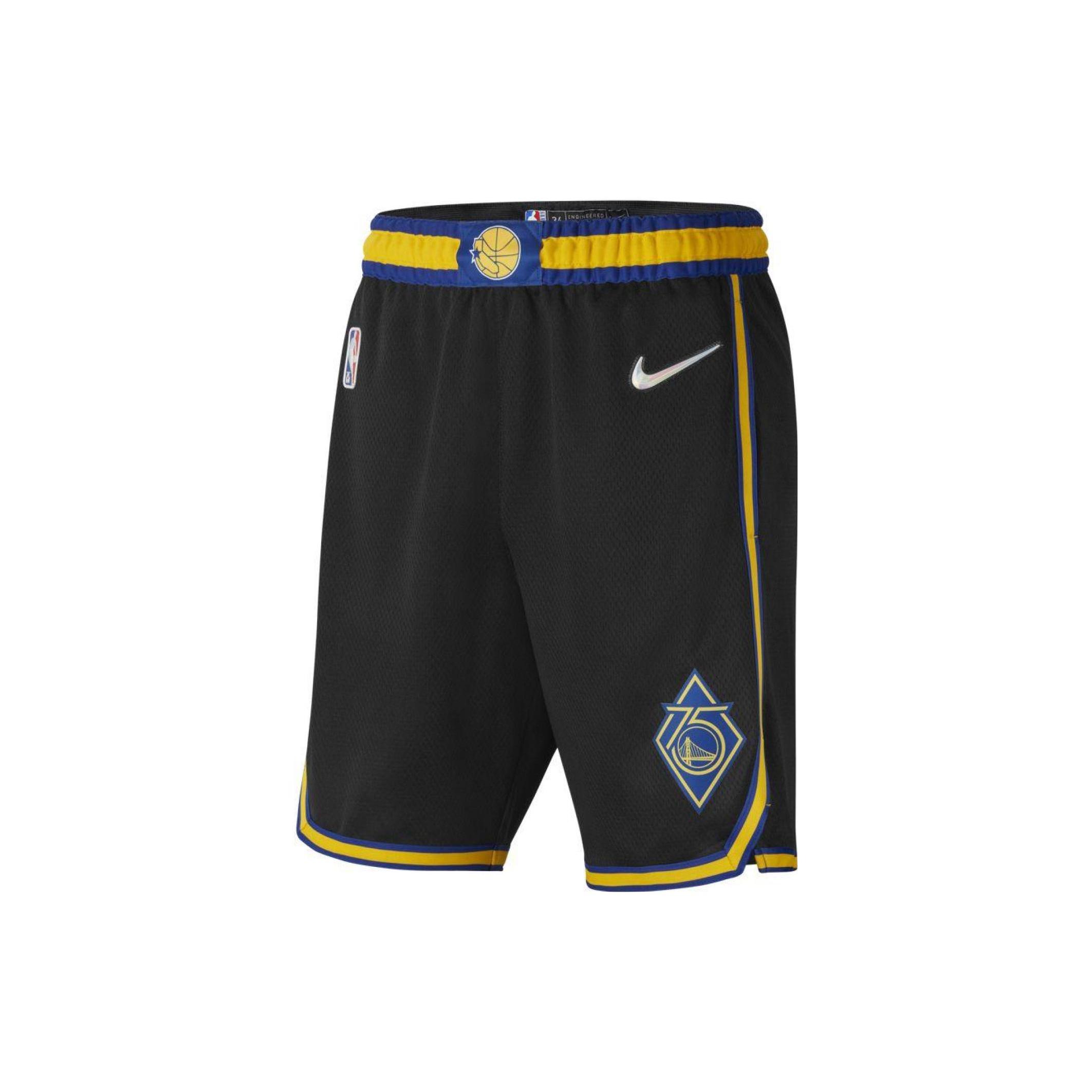 Nike Nba Golden State Warriors City Edition Dri FIT Swingman Shorts DB4134-010 L