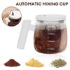 400ML Self Stirring Coffee Cup Waterproof Glass Electric Mixing Cup High Speed Stirring with Detacha Stirrin Travel Coffee Cup