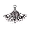 Chinese Pavilion Charm Connectors Character Animal Ethnic Style Findings For DIY Jewelry