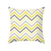 Geometric Yellow Gray Print Pillow Cover Pillowcase Living Room Bedroom Sofa Car Home Decor Pillowcase 45*45Cm