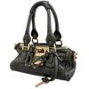 Chloe Paddington Mini Handbag Dark Green Women Used