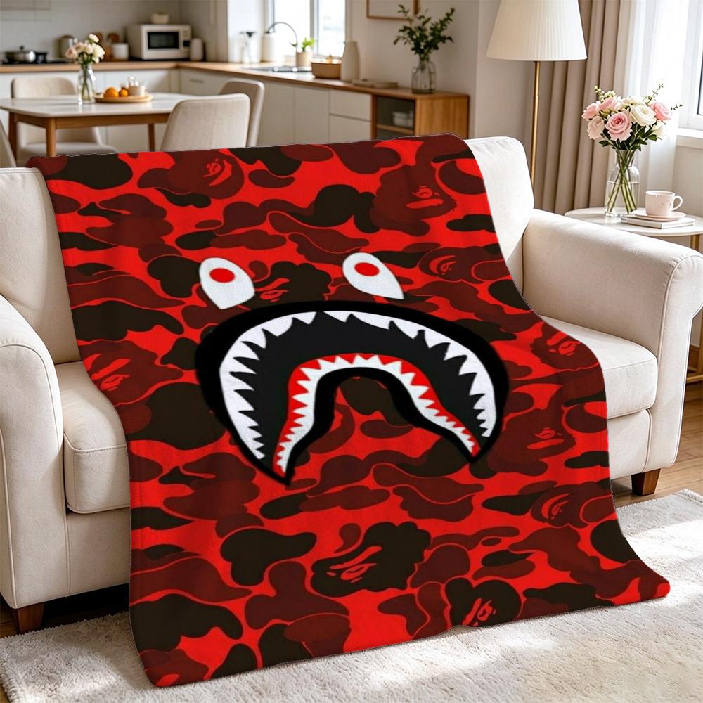 Streetwear Pop Art Collage Blanket Blanket Suitable For All Seasons Nap Blanket Machine Washable Digital Printing