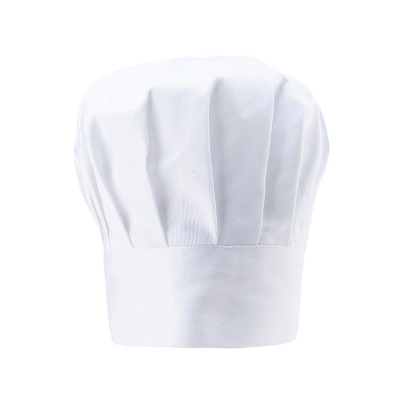 High22/29cm Cook Cap White Chef Hat Waiter Waitress Kitchen Work Hat Hotel Restaurant Canteen Bakery Baker Household Cooking Cap