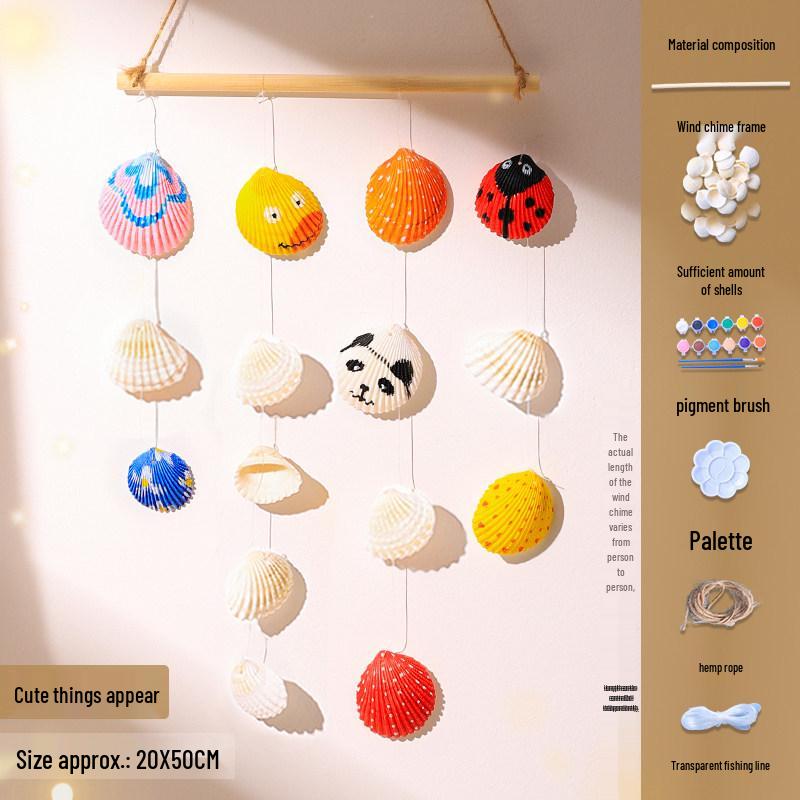 

Handmade Shell Wind Chime - Creative Gift for March 8th Women s Day
