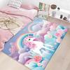 Pink Cute Unicorn Carpet Children's Bedroom Soft Rug Kid Rooms Bedside Carpet Living Room Decorative Colorful Mat Non-slip