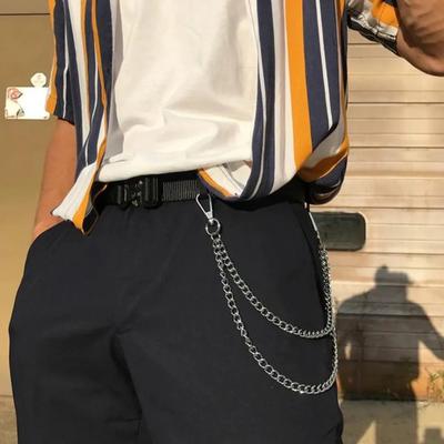 Punk Style Metal Waist Chain Jeans Accessories Pendant Hip-hop Versatile Pants Chain
