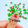 200Pcs Cute Mini Fruit Red Cherry Nail Art Resin Designer Charms DIY Craft For Nail 3D Decorations Jewelry
