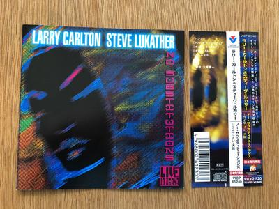 CD LARRY CARLTON, STEVE LUKATHER - No Substitutions "Live In Osaka" VICP61240 Favored Nations 2001 Japan ObiJazz Used
