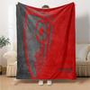 Afc Bournemouth Crest Flannel Blanket, Soft Polyester, Modern Design, All-Season for Camping, Travel, Gifts for holidays or birthdays