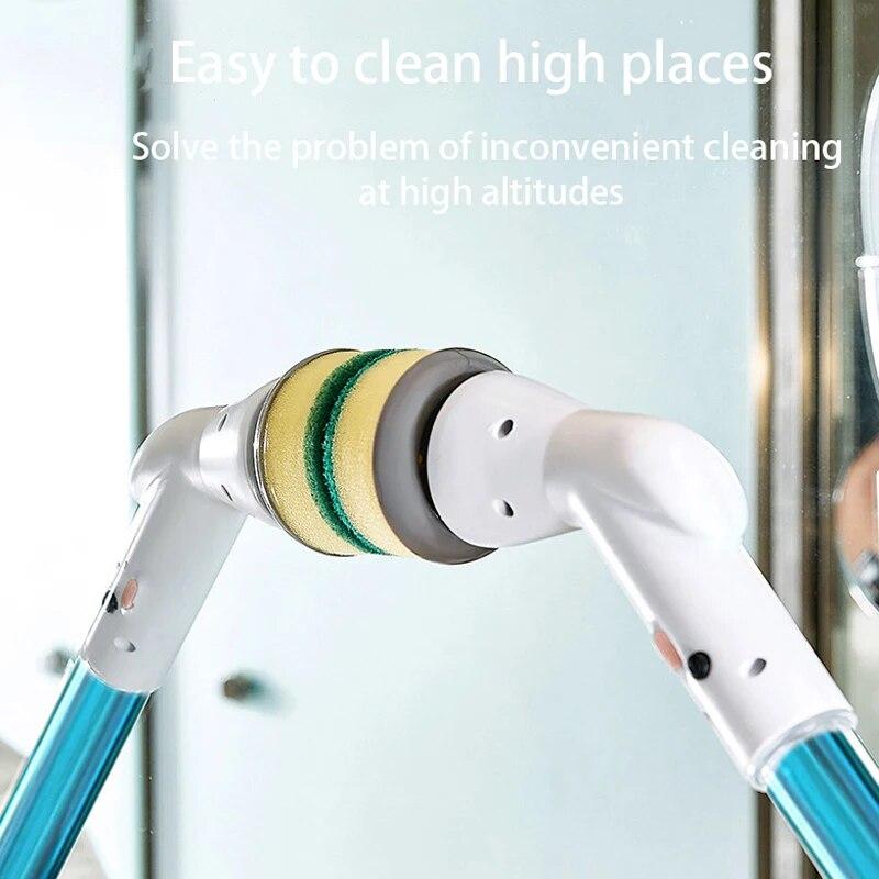 Multifunctional Electric Cleaning Brush USB Charging Bathroom Wash Brush Kitchen Cleaning Tool Household Cleaning Brush