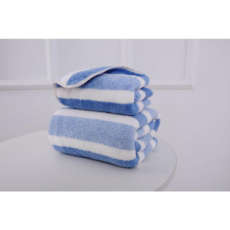 

Преміальний товстий бавовняний банний рушник - М який на дотик, Високопоглинаючий, Швидкосохнучий для дорослих та дітей 35*75cm синій