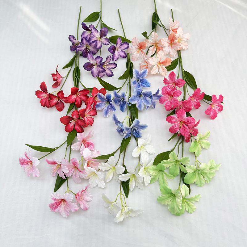 Flowers Wedding Lily Party Silk Flower Display Bright Colors Home Studio Use