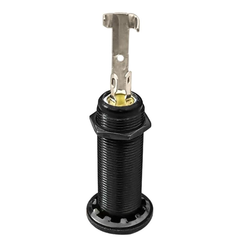 Multifunctional Electric Guitar and Bass 6.35mm Jacks Socket Alloy Texture Suitable for Clear Signal Transmission