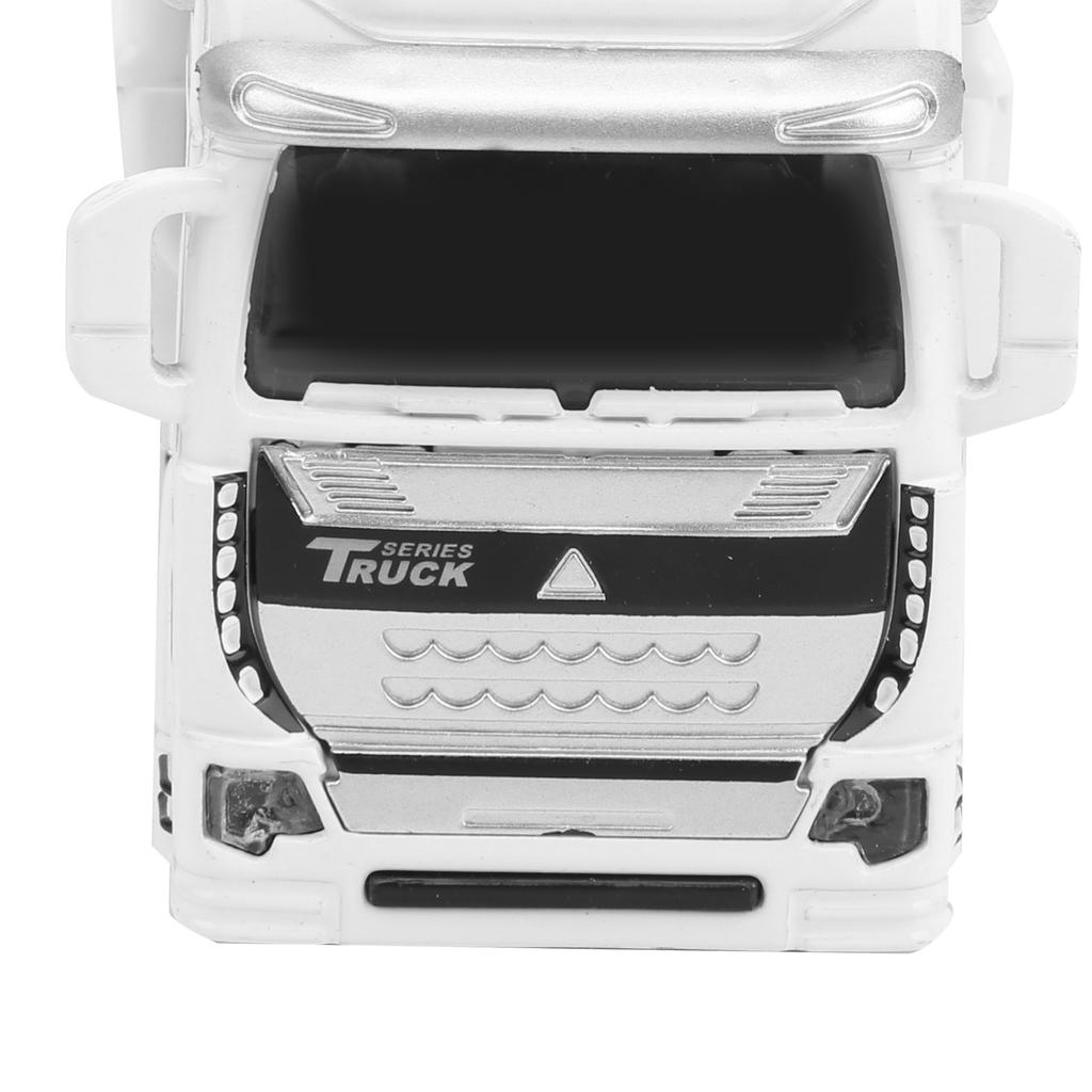 1/48 Scale Water Tanker Truck Vehicle Toy Model, Model Car, High Simulation Pull Back Function for Kids Gift Boys Girls Children