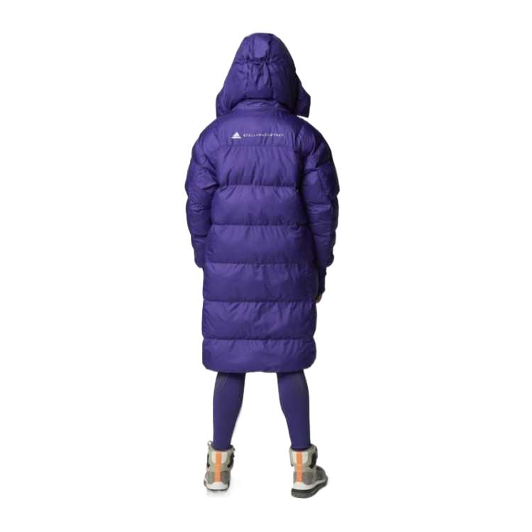 Adidas X Spolupráce Stella McCartney Pohodlná Teplá Mikina s Kapucí Dlouhý Rukáv Dámské bundy Fialová FU3607