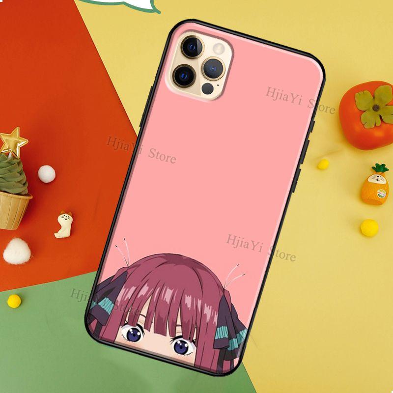 Itsuki Nino Yotsuba Nakano Case For iPhone 11 13 Pro Max 12 Mini X XR XS MAX 6 6S 7 8 Plus 5S SE 2020 Phone Cover