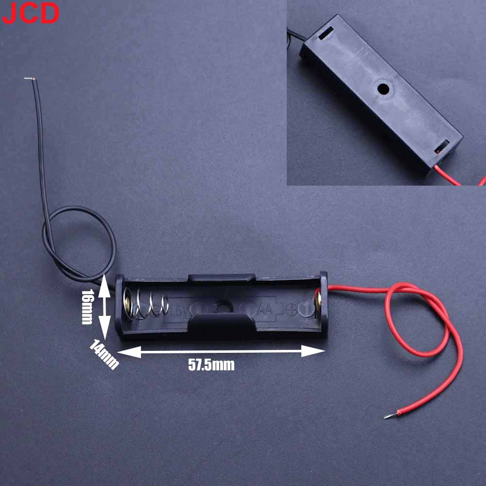 2 Stück 1 2 3 4 5 6 Steckplätze Ports AA 2AA 3AA 4AA 1,5V 3V 4,5V 6V Größe Strom Batterie Aufbewahrungskoffer Box Halter 3xAA 2xAA AA Mit Kabeln