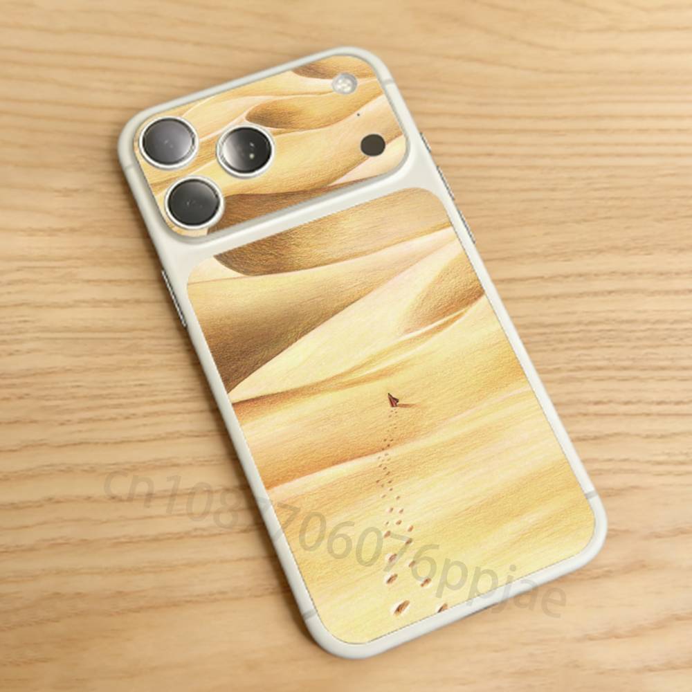 

Desert camel For iPhone 17 Pro /Pro Max Battry Back Cover with Camera Decal Skin Rear Protective Sticker Film iPhone17pro